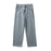 Korean Solid Colors Men's Casual Long Jeans Denim Wide-leg Pants